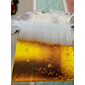 Hombre Graphic Cerveza Camisa Camiseta Tee Manga Corta Camiseta Impresión 3D Escote Redondo Camisa Moderno Cómodo Grande y alto Diario Festivos Fin de semana Negro Amarillo Rojo Verano Ropa S M L XL