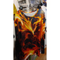 Per uomo Stampe Grafiche Fenice Maglietta Manica Lunga maglietta Stampa 3D Girocollo Camicia Designer Casual Grande e Alto Quotidiano Ferie Bianco Verde chiaro Rosso Primavera & Autunno Abbigliamento