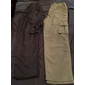 Homme Pantalons Cargo Pantalon cargo Pantalons de Travail Taille Élastique Multi-poches Jambe Droite Uni Travail Simple Occasionnel Bleu marine Vert militaire