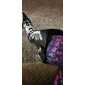 bottes de cowboy gothiques pour hommes - bottes western en similicuir peau de serpent noir et argent avec motif découpé en flamme et talon en métal pour les événements rock, biker et fête