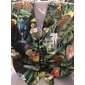 Voor heren Drinken Overhemd Hawaiiaans overhemd Aloha-shirt Korte mouw Overhemd Strijkijzer Tropisch Modieus Hawaii Casual Hawaii Feestdagen Lichtgeel Geel Lichtgroen S M L