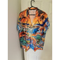 Per uomo Hippie Autobus Camicia Camicia hawaiana Camicia Aloha Manica corta Camicia Collo ripiegabile Tropicale Di tendenza Hawaiano Informale Hawaiano Per eventi Giallo Chiaro Blu-verde Nero S M L