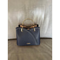borsa da donna blu navy e rosa con ciondolo a forma di cuore – elegante borsa a tracolla e tote in similpelle per l'uso quotidiano