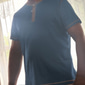 Hombre Camisa henley gofrada Tee Manga Corta Cuadros A Cuadros Moda Design Cómodo Botones Henley Casual Diario Exterior Verano Azul Piscina Negro Blanco Camiseta Henley