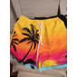 Homme Graphique Cocotier Maillots de bain Shorts de bain Shorts de Surf Taille Moyenne Streetwear Hawaïen Boho Occasionnel Quotidien Fête Cordon de serrage Taille Élastique Impression 3D Designer