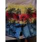 Herr Kokosnötsträd Boardshorts Badshorts Sommarshorts Medium Midja Hawaiisk Boho Ledigt Dagligen Helgdag Snörning med meshfoder Elastisk midja Designer Kläder