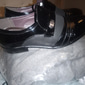 Mocassins habillés en similicuir verni pour hommes – chaussures à enfiler formelles avec des accents en maille et une boucle en métal élégante pour les mariages et les affaires