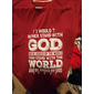 Herren Kurzarm Grafik T-Shirt 'Steh mit Gott und lass dich von der Welt beurteilen' Religiöses Glaubens-Tee