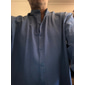Homme Chemise Chemise à col officier Chemisette Chemise d'été Tenues de plage Chemise décontractée Chemise boutonnée Couleur unie Vacances Curise Noir Blanche Rose Claire Bleu manche longue Col