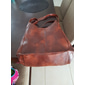 bolsa grande de couro sintético marrom feminina | bolsa de ombro casual com interior espaçoso para uso diário – design moderno e durável