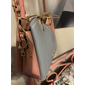 borsa da donna blu navy e rosa con ciondolo a forma di cuore – elegante borsa a tracolla e tote in similpelle per l'uso quotidiano