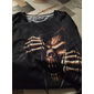 4 iulie 2026 250 de ani de Ziua Memorială Tricou cu gât rotund cu mâneci lungi pentru bărbați Patriot patriotic grafic imprimeu 3D Steag American Steag Național Veteran