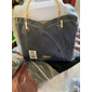 borsa da donna blu navy e rosa con ciondolo a forma di cuore – elegante borsa a tracolla e tote in similpelle per l'uso quotidiano