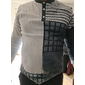 Hombre Camisa henley gofrada Tee camisa de la vendimia Moda Design Cómodo Camisa Graphic Bloque de color Manga Larga Camisa Azul Piscina Azul cielo Color Camello Exterior Casual Diario Henley