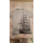 Herren Übergröße T Shirt Groß und hoch Graphic Rundhalsausschnitt Bedruckt Kurzarm Frühling Sommer Vintage Strassenmode Komfortabel Casual Sport Oberteile