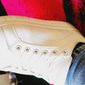 weiße Damen Plateau-Schnürsneaker mit dicker Sohle - trendige Freizeitschuhe für Streetwear und Alltagsstyle