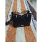 borsa da donna blu navy e rosa con ciondolo a forma di cuore – elegante borsa a tracolla e tote in similpelle per l'uso quotidiano