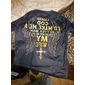 Herren Bibel Unisex Grafik Templer Kreuz Buchstaben T-Shirt Christliche T-Shirts Kurzarm T-Shirt 3D-Druck Rundhals Shirt Vintage Sport Designer Außen Straße Täglich Schwarz Olivgrün Marineblau Sommer
