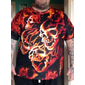 T-shirt graphique crâne pour homme impression vintage T-shirt Tee rétro chemises à manche courte T-shirt à impression 3D col rond vêtements de designer rétro street quotidien vacances