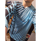 Herr 3D Print Grafiska tryck T-shirt Långärmad T-shirt 3D-tryck Rund hals Skjorta Sport Designer Grundläggande Dagligen Utomhus Gata Blå A B Vår & Höst Kläder S M L XL XXL 3XL 4XL