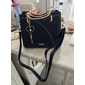 borsa da donna blu navy e rosa con ciondolo a forma di cuore – elegante borsa a tracolla e tote in similpelle per l'uso quotidiano