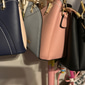 borsa da donna blu navy e rosa con ciondolo a forma di cuore – elegante borsa a tracolla e tote in similpelle per l'uso quotidiano
