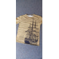 Bărbați Mărime Plus Tricou Mare si inalt Grafic Stil Nautic Imprimeu Manșon scurt Primavara vara Epocă Șic Stradă Comfortabil Casual Sport Topuri