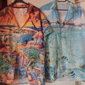 Per uomo Hippie Autobus Camicia Camicia hawaiana Camicia Aloha Manica corta Camicia Collo ripiegabile Tropicale Di tendenza Hawaiano Informale Hawaiano Per eventi Giallo Chiaro Blu-verde Nero S M L