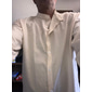 Homme Chemise Chemise à col officier Chemisette Chemise d'été Tenues de plage Chemise décontractée Chemise boutonnée Couleur unie Vacances Curise Noir Blanche Rose Claire Bleu manche longue Col
