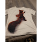 Homme Graphique Animal Ecureuil T-shirt T-Shirts Drôles Manche Courte T-shirt Impression 3D Col rond Chemise Streetwear Exagéré Designer Quotidien Fête Mer bleue Blanche Jaune Vêtement Tenue S M L XL