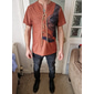Hombre Henley Shirt Tee Graphic Guitarra Henley Ropa Impresión 3D Diario Deportes Manga Corta Acordonado Estampado Moda Elegante Vintage Casual