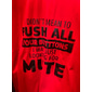 Men's Funny Graphic T-Shirt 'I Didn't Mean To Push All Your Buttons Mute' Wordplay Short Sleeve Humor Tee