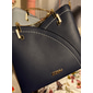 borsa da donna blu navy e rosa con ciondolo a forma di cuore – elegante borsa a tracolla e tote in similpelle per l'uso quotidiano