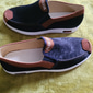 męskie półbuty typu slip-on – oddychające płócienne mokasyny z antypoślizgową podeszwą do codziennego chodzenia i podróżowania
