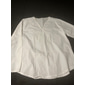 Per uomo Camicia camicia di lino Camicia estiva Abbigliamento mare Tinta unica Strada Hawaiano Verde militare Nero Bianco Arancione Manica lunga Colletto Abbigliamento