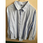 Per uomo Camicia camicia di lino Camicia estiva Abbigliamento mare Camicia con bottoni Tinta unica Esterno Da mare Nero Bianco Rosa Blu Manica lunga Collo ripiegabile Primavera estate Abbigliamento