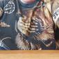 Herr Unisex Tiger Grafiska tryck T-shirt Kortärmad T-shirt 3D-tryck Rund hals Skjorta Sport Ledigt Stor och hög Utomhus Gata Dagligen Svartvit Silver+gyllen Guld + svart Sommar Kläder S M L XL XXL