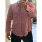 Per uomo Camicia camicia di lino Camicia estiva Abbigliamento mare Camicia con bottoni Tinta unica Esterno Da mare Nero Bianco Rosa Blu Manica lunga Collo ripiegabile Primavera estate Abbigliamento