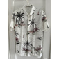 Homme Cocotier Plantes tropicales Chemise Chemise hawaïenne Chemise Aloha Manche Courte Chemise Col rabattu Mode Hawaïen Design Extérieur Plein Air Casual Noir Noir + blanc Blanche Print S M L