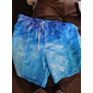 Herr Lutning Grafiska tryck Badshorts Boardshorts Sommarshorts Medium Midja Hawaiisk Boho Ledigt Dagligen Helgdag Snörning med meshfoder Elastisk midja Designer Kläder