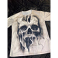 T-shirt graphique crâne pour homme impression vintage T-shirt Tee rétro chemises à manche courte T-shirt à impression 3D col rond vêtements de designer rétro street quotidien vacances