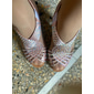 Femme Chaussures Latines Danse de Salon Danse carrée Collections de fêtes Mode Fête / Soirée Strass Talon Bobine Bout ouvert Fermeture Adulte Noir Argent Rose