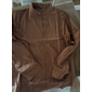 Homme Chemise Chemise à col officier Chemisette Chemise d'été Tenues de plage Chemise décontractée Chemise boutonnée Couleur unie Vacances Curise Noir Blanche Rose Claire Bleu manche longue Col
