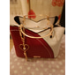 dames marineblauwe en roze handtas met hartvormige kwastbedel – elegante imitatieleren crossbody en tote bag voor dagelijks gebruik