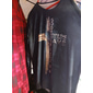 Tricou Bărbați Crusaderi Biblie Templieri Cruce Grafic Printuri Tricou Grafic Tricou Distressed Tricou Manșon Lung Tricou Printare 3D Tricou Cu Guler Rotund Designer Vintage Ușor Extern Zilnic