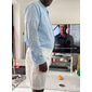Homme Chemise Chemise à col officier Chemisette Chemise d'été Tenues de plage Chemise décontractée Chemise boutonnée Couleur unie Vacances Curise Noir Blanche Rose Claire Bleu manche longue Col