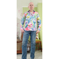 Homme Fleuri Fleurs tropicales Chemise Chemise hawaïenne Chemise Aloha manche longue Chemise Col Rabattu Mode Designer Occasionnel Vacances Quotidien Fête Vert Claire Violet Claire Violet Impression