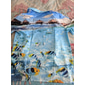 Homme Paysage Tropical Poisson Chemise Chemise hawaïenne Chemise à col camp Manche Courte Chemise Col Rabattu Mode Hawaïen Designer Occasionnel Extérieur Rue Bleu Noir bleu marine Impression 3D S M L