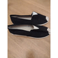 sapatos femininos casuais de lona – estampa de gato fofa, mocassins leves e baixos para uso diário e viagens