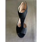talons hauts peep-toe découpés noirs pour femmes – sandales élégantes à fermeture à glissière pour les fêtes et les tenues de soirée
